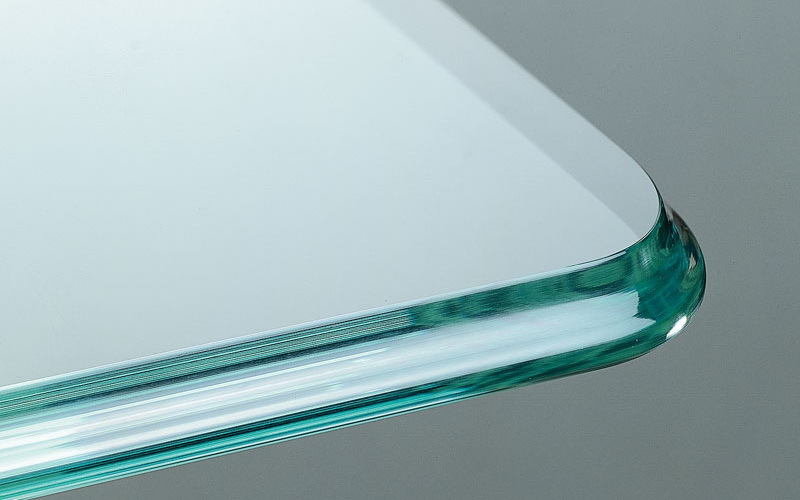 10mm圆边钢化玻璃 出口东南亚 用作茶几家具 白玻钢化