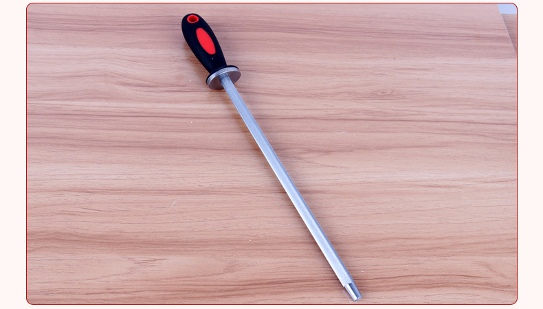 【厂价直销】屠宰场屠户专用不锈钢磨刀棍扁形杠磨刀石 刀棍批发