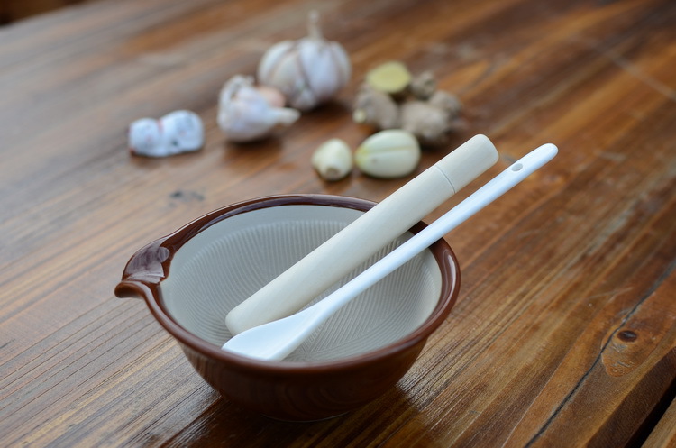 食物研磨碗_宝宝辅食碗陶瓷婴儿碾磨碗 果蔬米