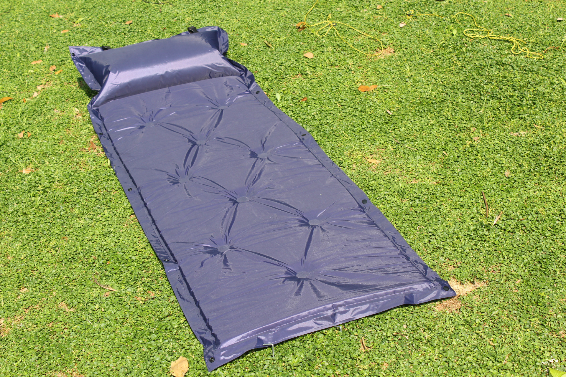 广杰 户外自动充气垫子床 九点式 单人防潮垫 拼接双人带充气枕