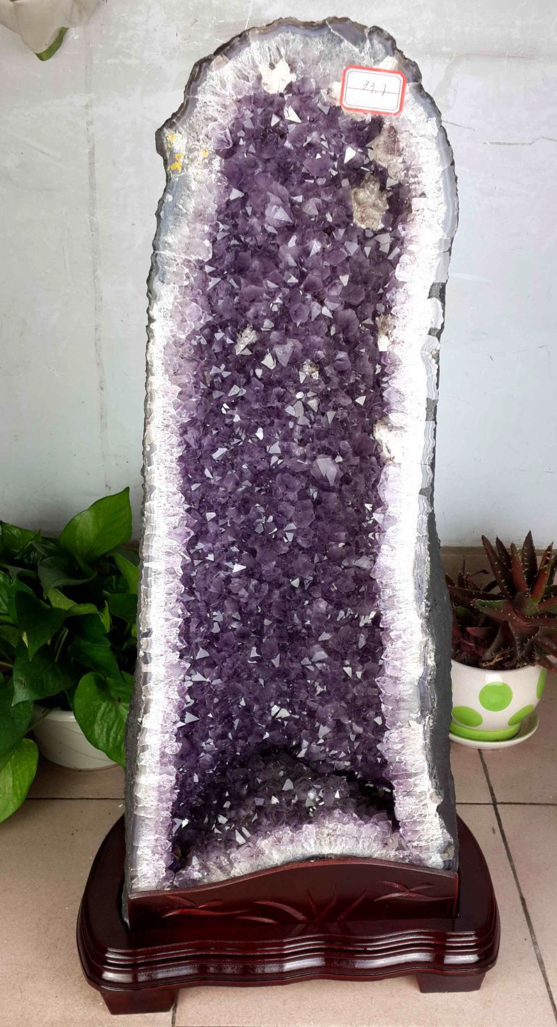 批发天然紫水晶洞摆件 乌拉圭紫晶洞 聚宝盆居家风水办公室店礼品