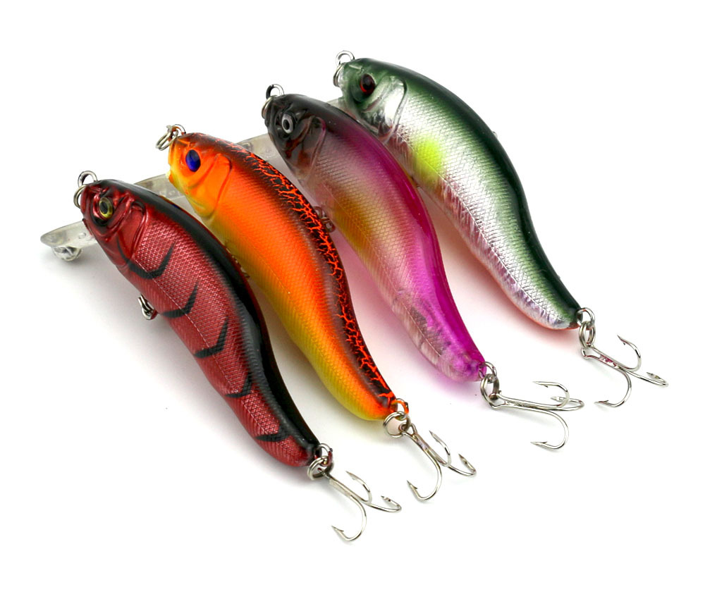 8色鲈鱼饵路亚硬饵12.8g钓鱼鱼饵米诺