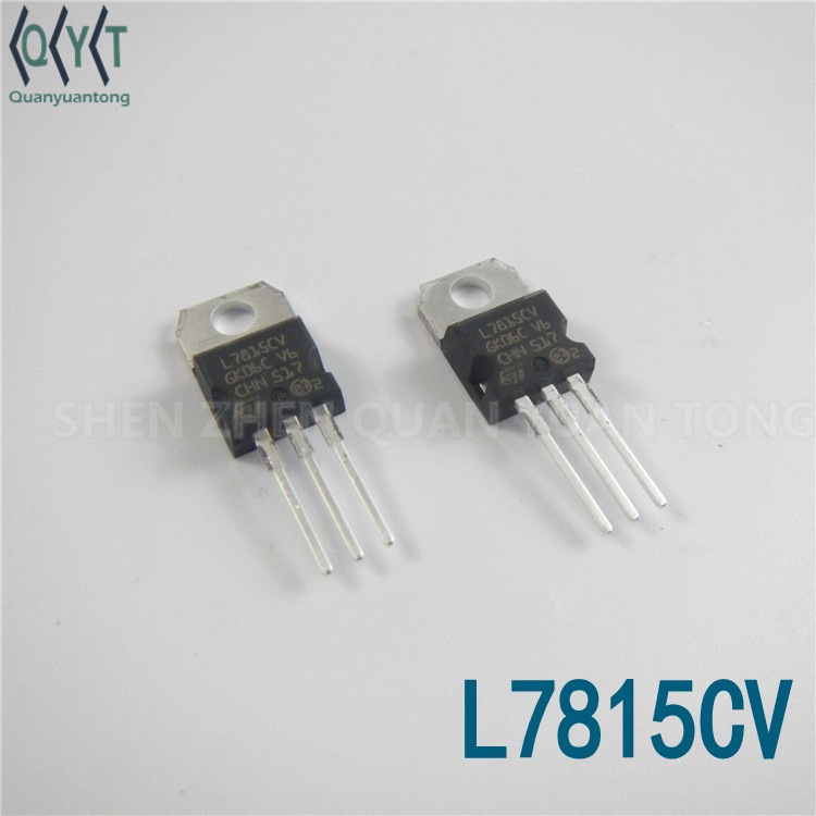 供应l7815cv to-220 三端稳压器 直插ic 集成电路