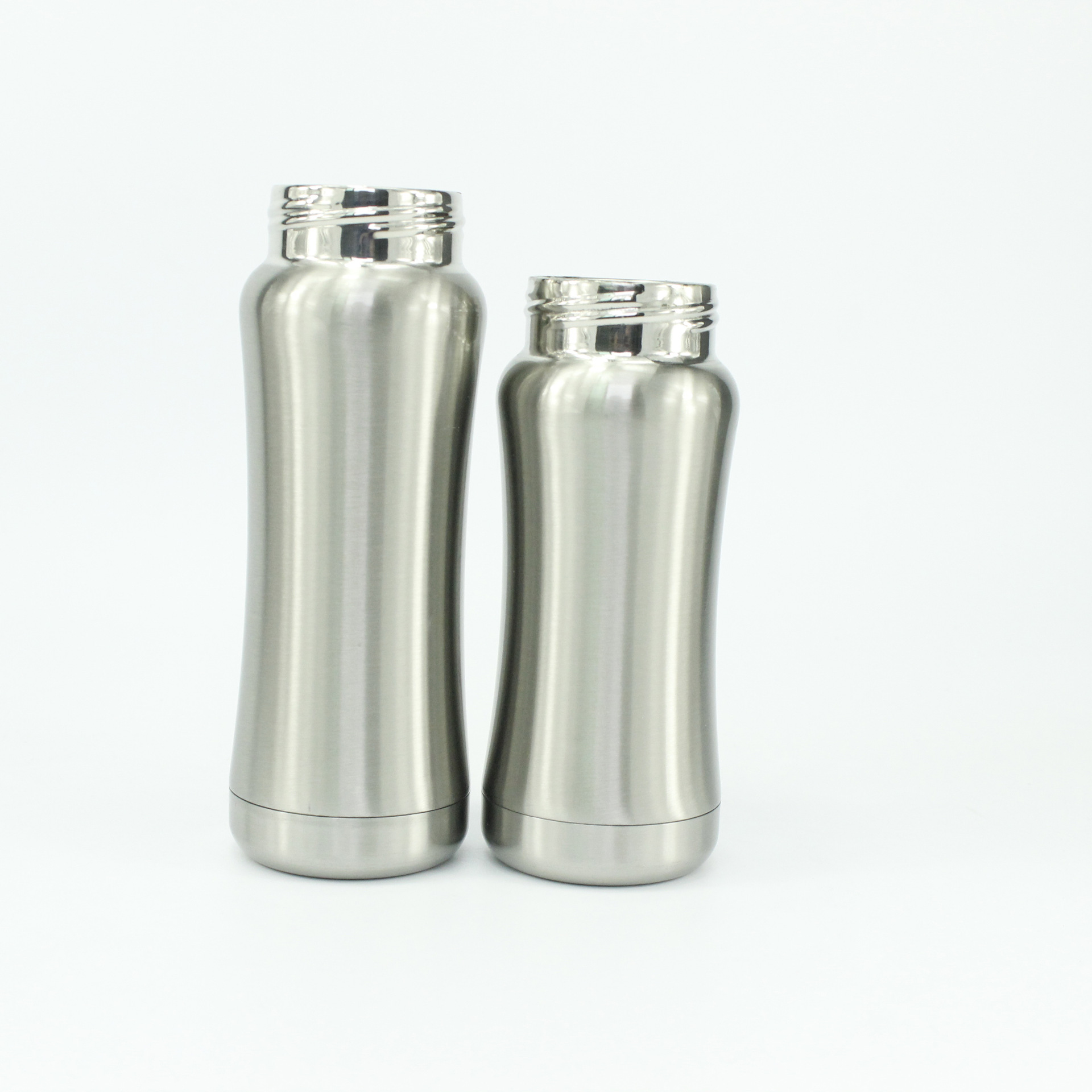 厂家生产内304不锈钢保温奶瓶oem贴牌加工180ml可定制logo图案