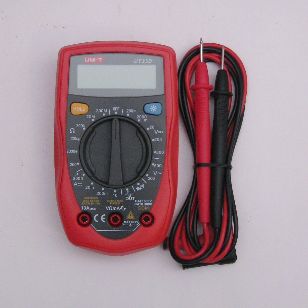 热销 优利德万用表 ut33d 掌上型数字万用表