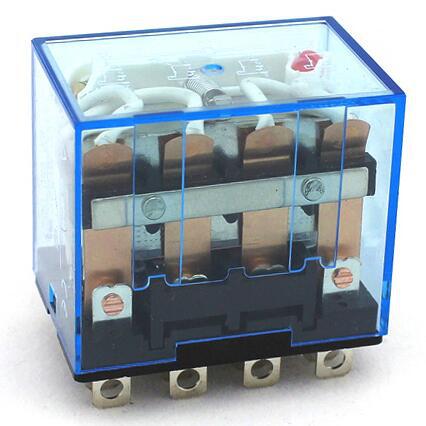 10a ly4nj带指示灯中间继电器14脚220v通用继电器