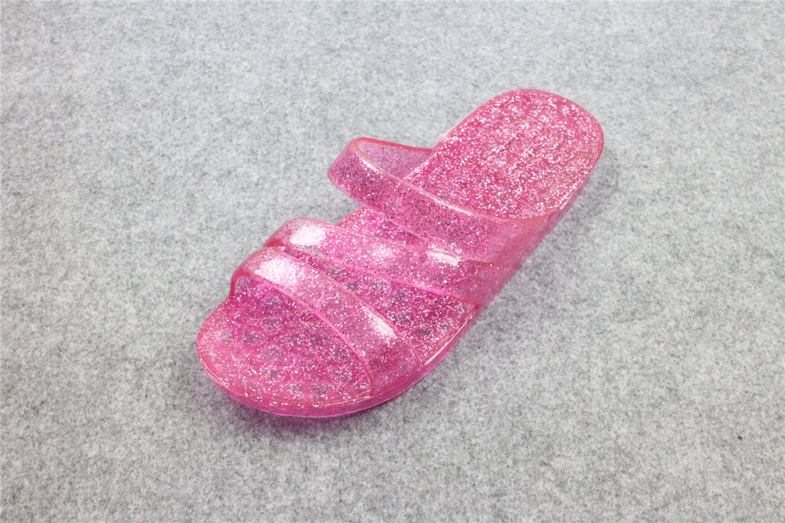 2015秋季一件代发果冻鞋批发居家水晶拖鞋女家居防滑塑料沙滩拖鞋