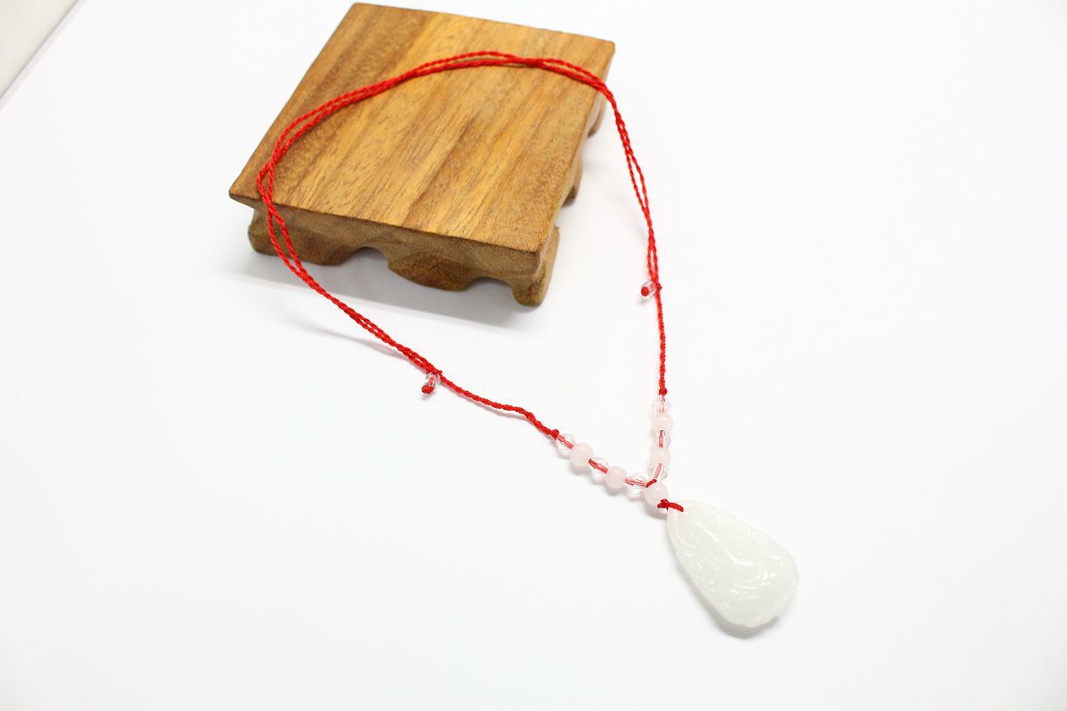 项坠项链批发 红绳玉坠项坠 观音玉坠 2元产品 义乌2元批发