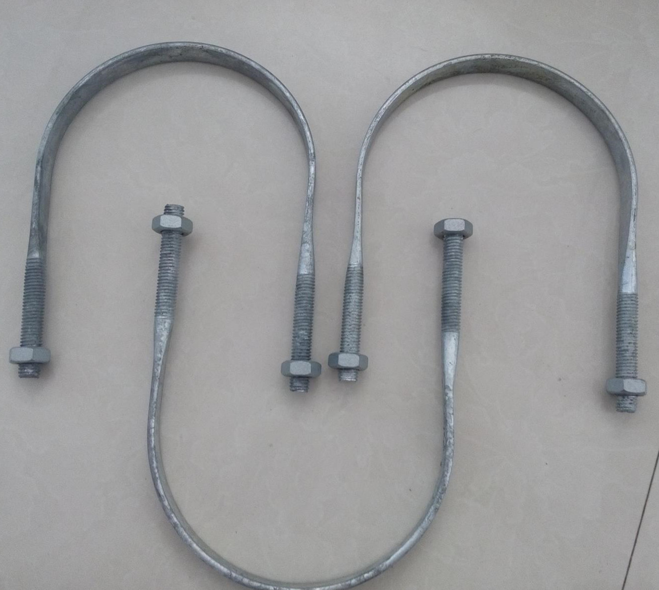 u型抱箍 热镀锌抱箍 缩梗抱箍 各种型号 可定做