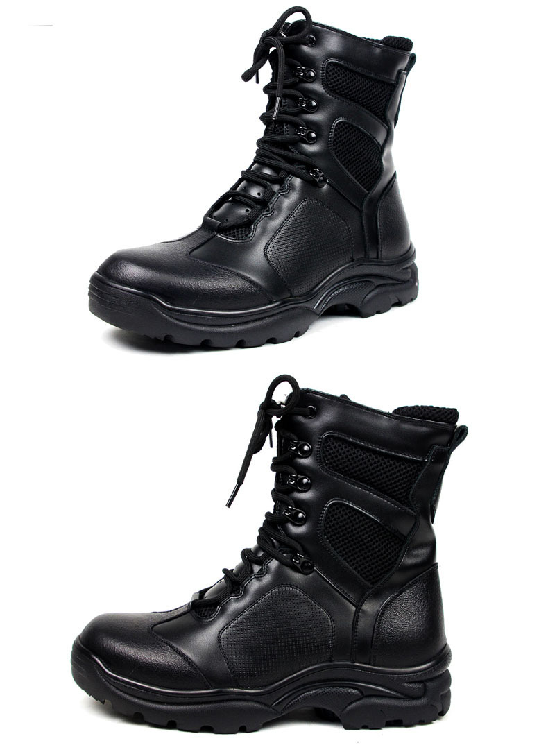 新款3513巡洋舰军靴男真皮透气高帮户外作战靴特种兵靴沙漠靴