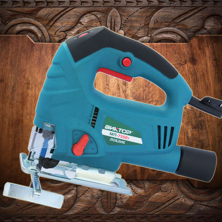 高品质750w曲线锯家用可调底板电锯抬刀6档调速可斜切厂家货源