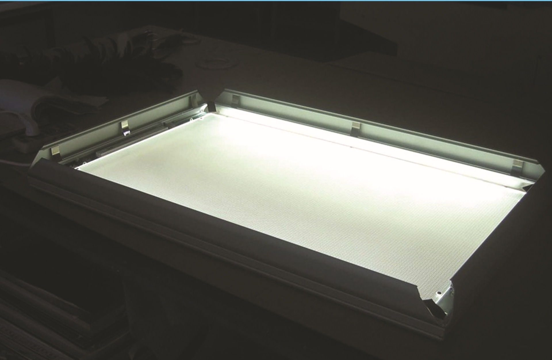 厂家批发4cm单面超薄灯箱铝合金广告灯箱 定制组装方形超薄灯箱