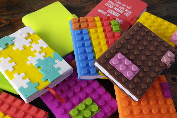 a5多彩乐高本 硅胶积木拼图乐高本 lego圆点积木拼图本 乐高本