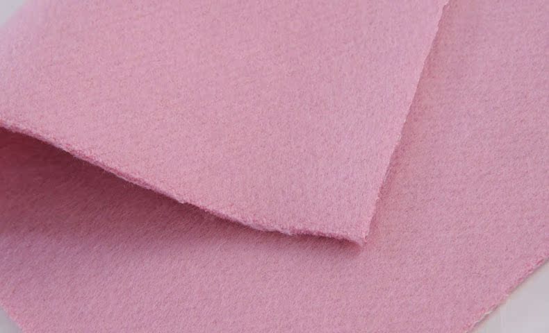 厂家直销 新款双面纯羊毛面料800g粉色 100%双面细羊毛大衣面料