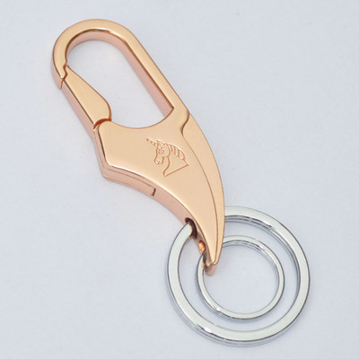 厂家直销 驿马精品锌合金钥匙扣汽车挂件配饰公司年会小礼品批发