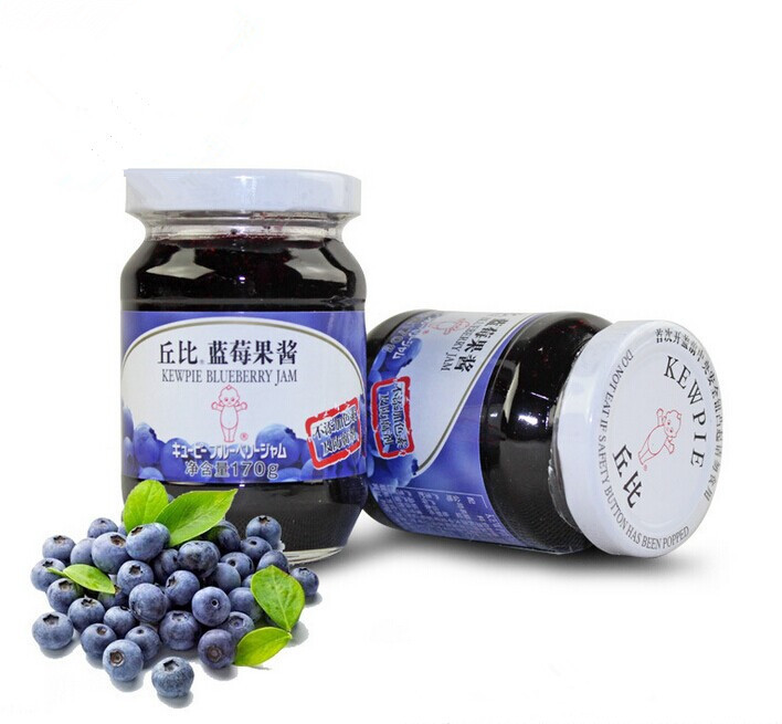 丘比蓝莓果酱170g*12面包果酱 水果酱早餐配料调味酱 健康 - 中国食品