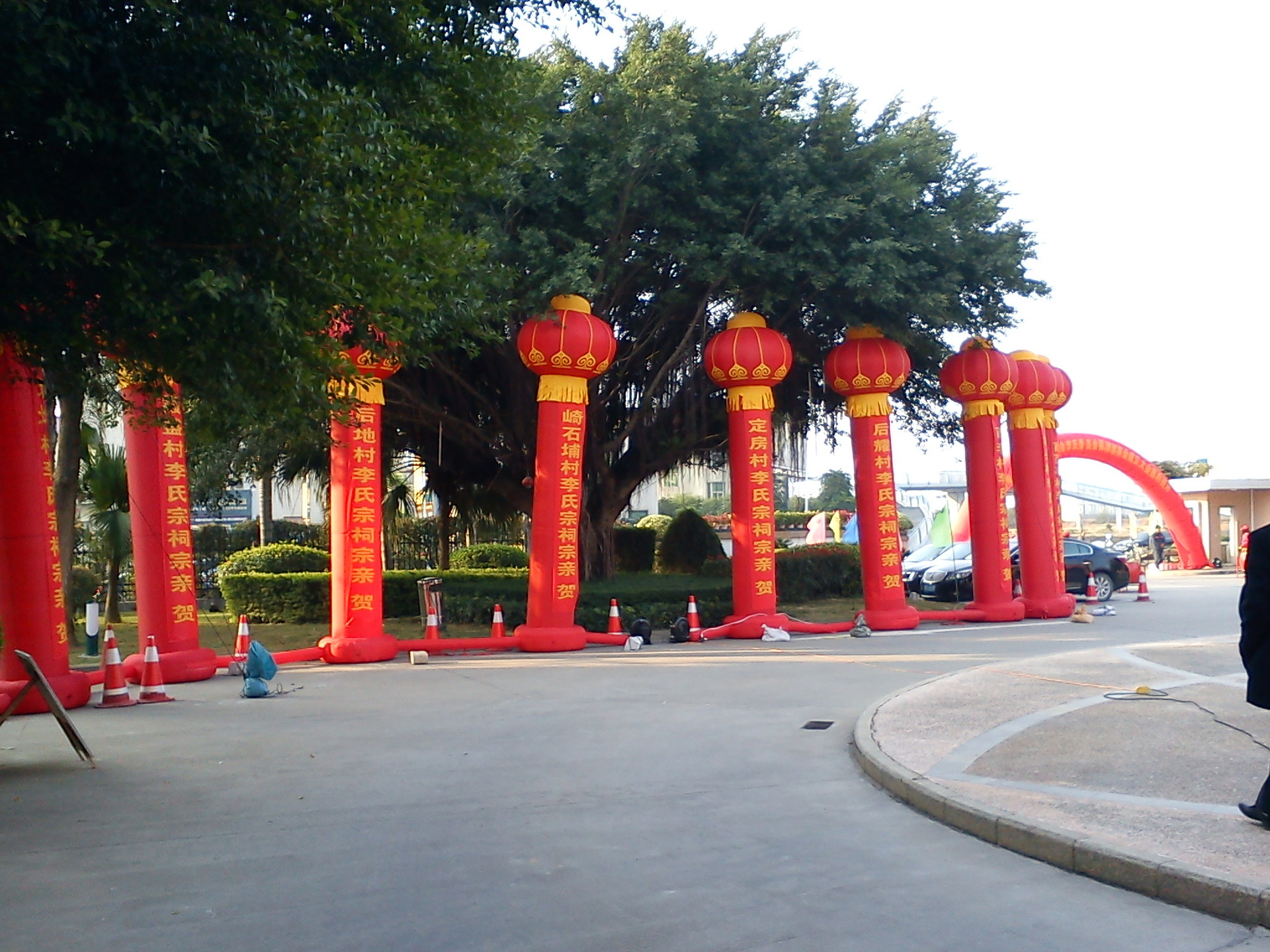 永泰供应充气立柱充气灯笼柱灯笼门柱灯笼立柱气模等