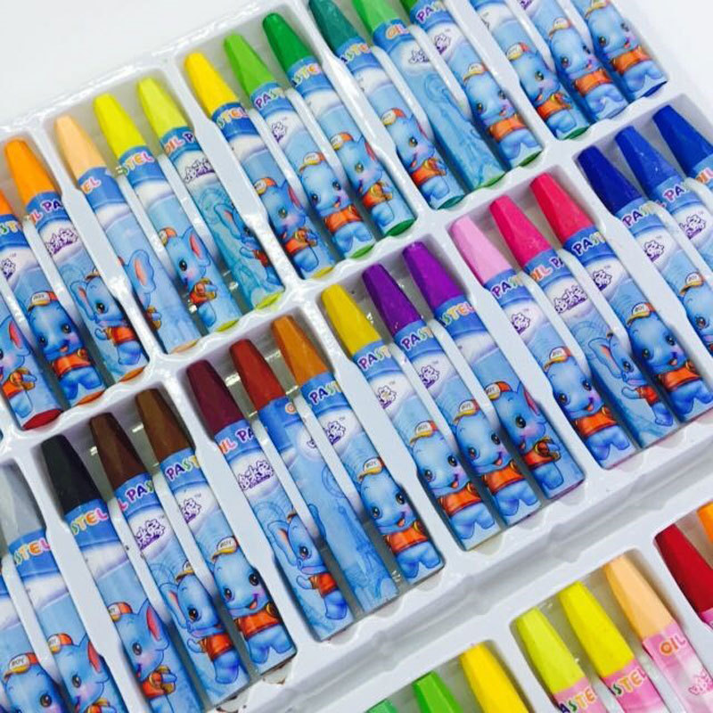 哆米象36色支儿童蜡笔油画棒无毒美术文具绘画工具笔小学生幼儿园