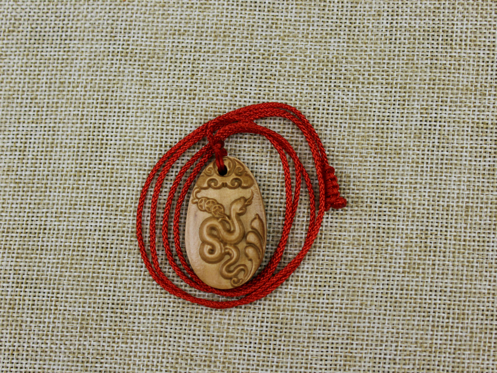 桃木雕刻吊坠 十二生肖属相蛇吊坠淘工厂热销支持混批wysxdz06