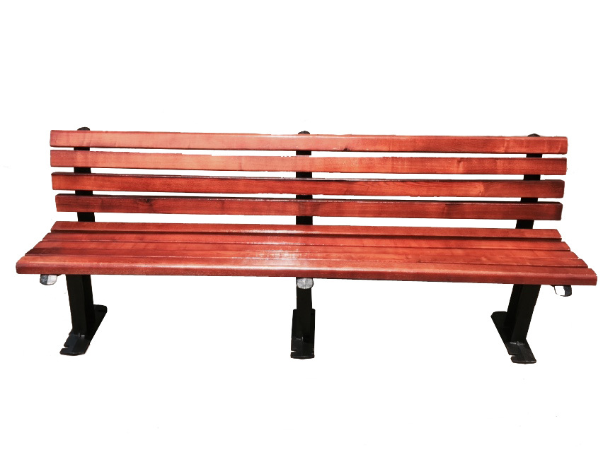 厂家直销 室外公园椅子实木横版 户外休闲椅靠背椅排椅凳子