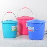 手提塑料水桶 家用彩色储水桶学生宿舍便携洗衣洗澡桶批发