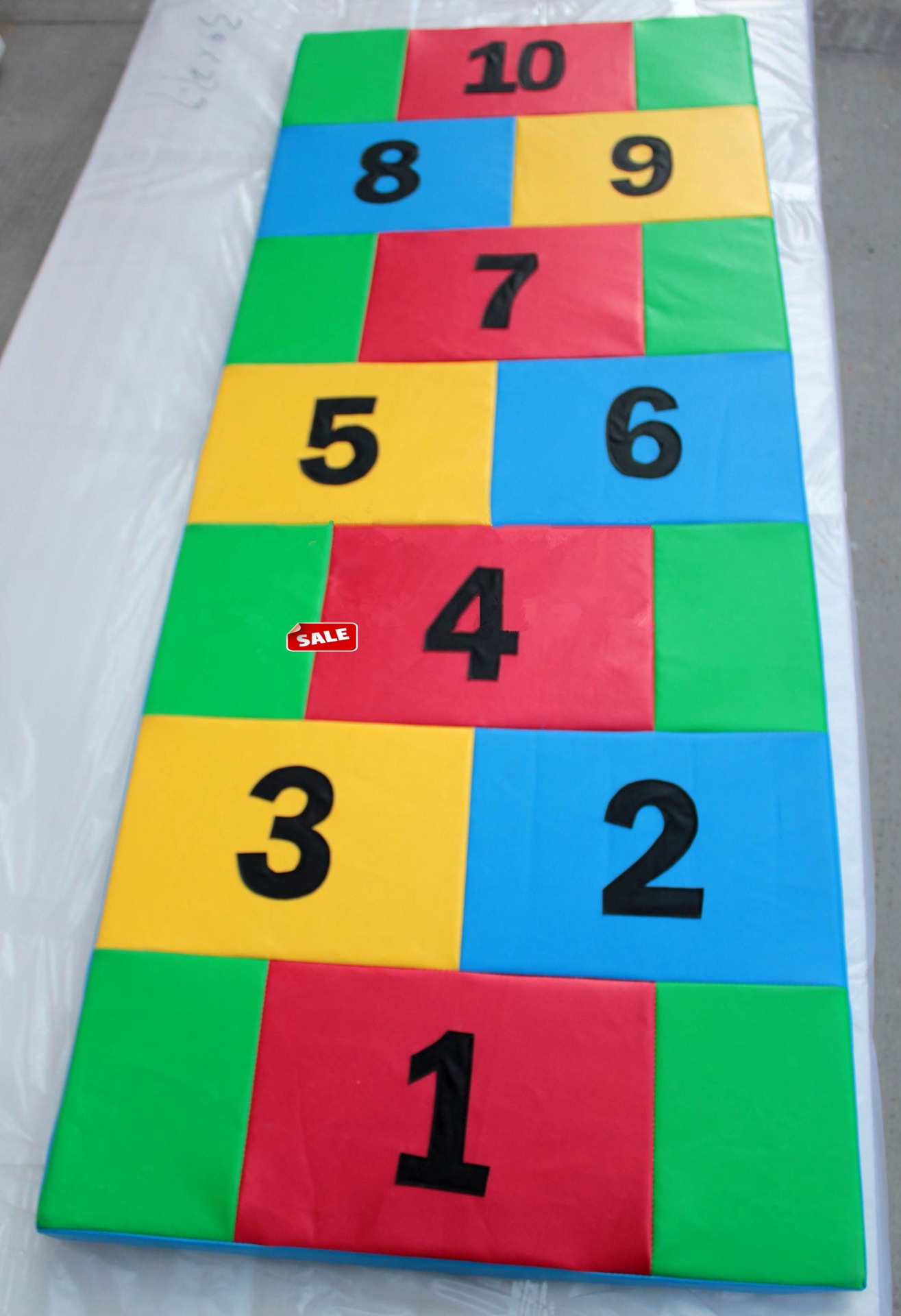 儿童数字跳垫 幼儿园体操垫软体地垫早教亲子园数字字母跳垫