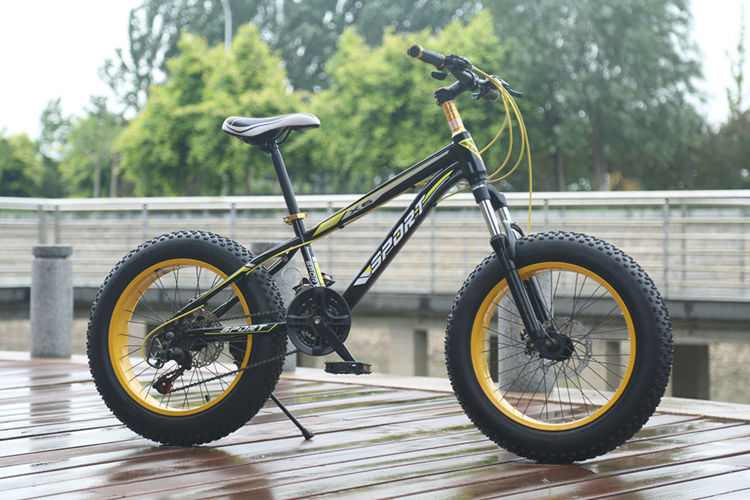 批发超宽轮胎山地自行车20寸大轮组雪地车