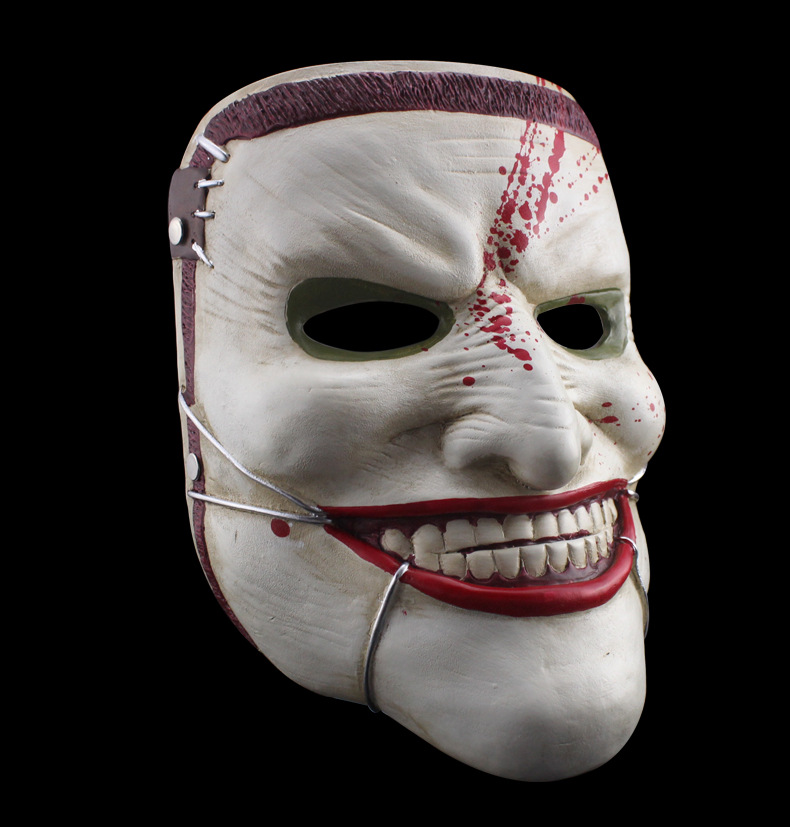 万圣节道具珍藏版电影主题恐怖高档树脂死亡家庭面具 工厂直销