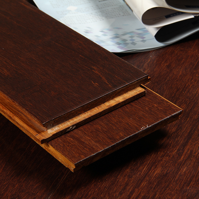 居怡竹地板 jys1513 本色重竹地板沙比利色 14mm厚 室内竹地板