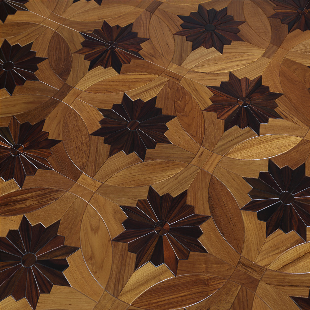 柚木酸枝实木地板艺术拼花地板多层实木复合地板地热地暖木地板