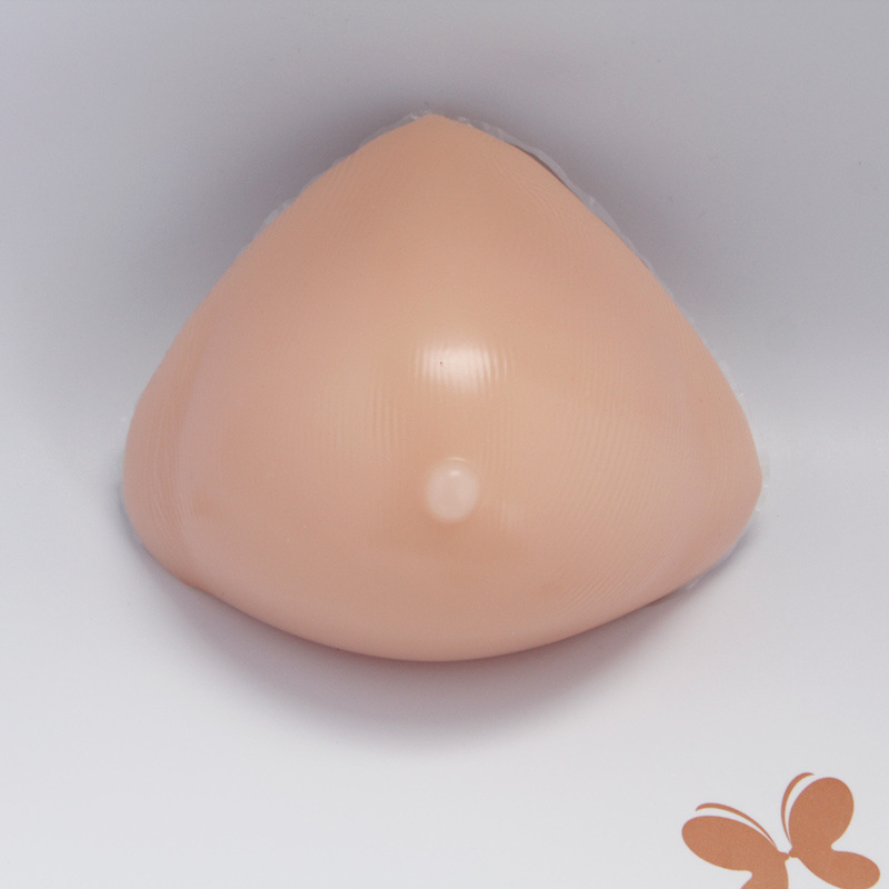 康美奈丽 新款三层轻质三角形假胸假乳房 硅胶三层义乳 假胸