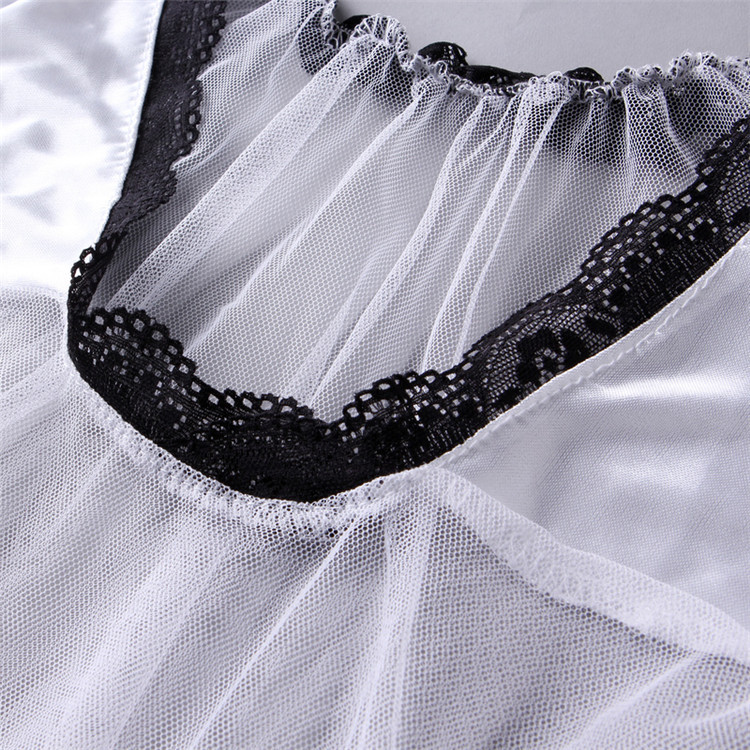 厂家直销 高档内衣 白色蕾丝透明睡衣 性感睡衣 一件代发