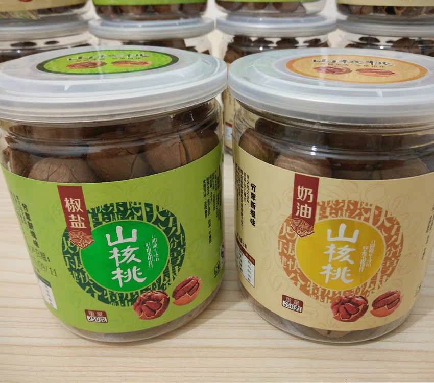 临安特产手剥山核桃 奶油味250g罐装坚果零食干果炒货厂家批发