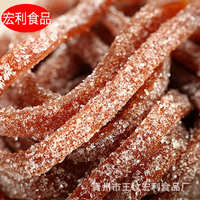 散装小零食_雪花山楂条 山东批发散装小零食