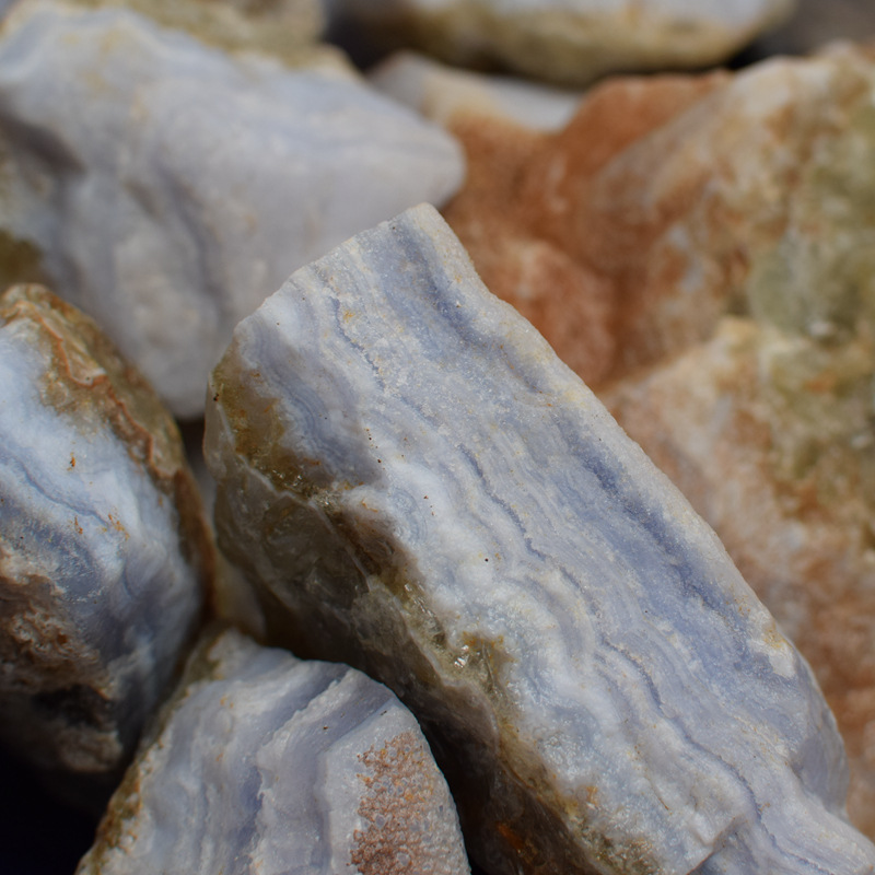 紫玛瑙原石批发 南非蓝纹玛瑙原矿石料 随形石厂家批发