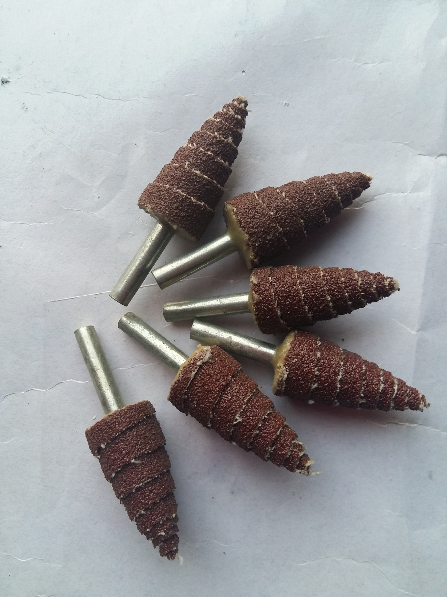 厂家批发 锥形砂布磨头 砂布子弹头磨头 砂布卷磨头