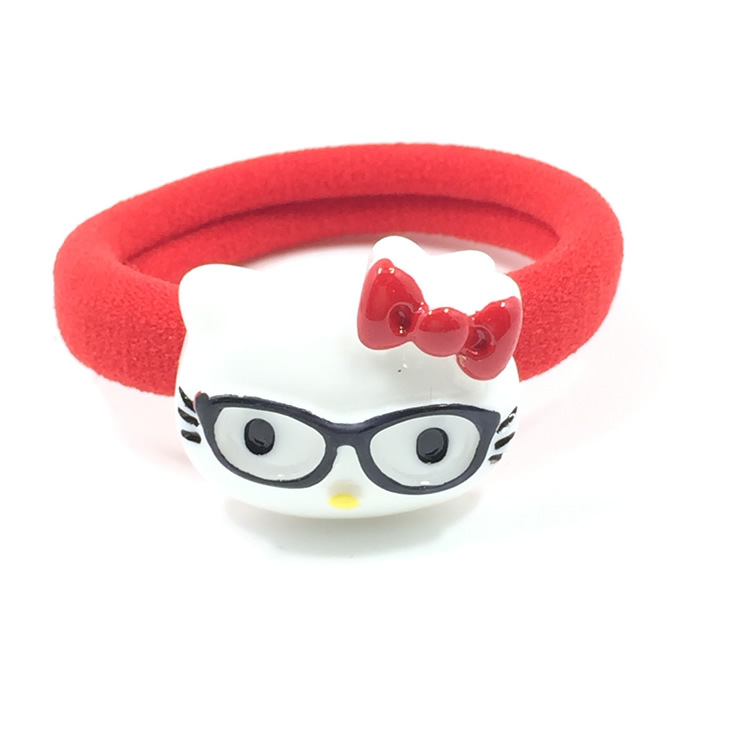 hello kitty 头饰头绳女童发饰弹力毛巾卡通皮筋束发儿童发圈头花