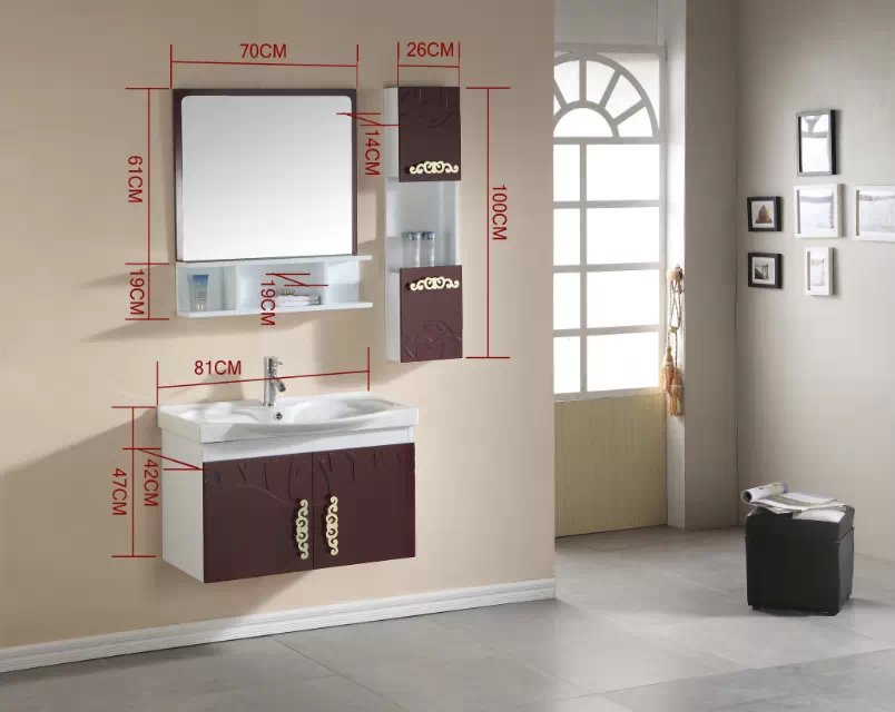 经典时尚帝鸿卫浴洗脸柜 高贵优雅浴室柜