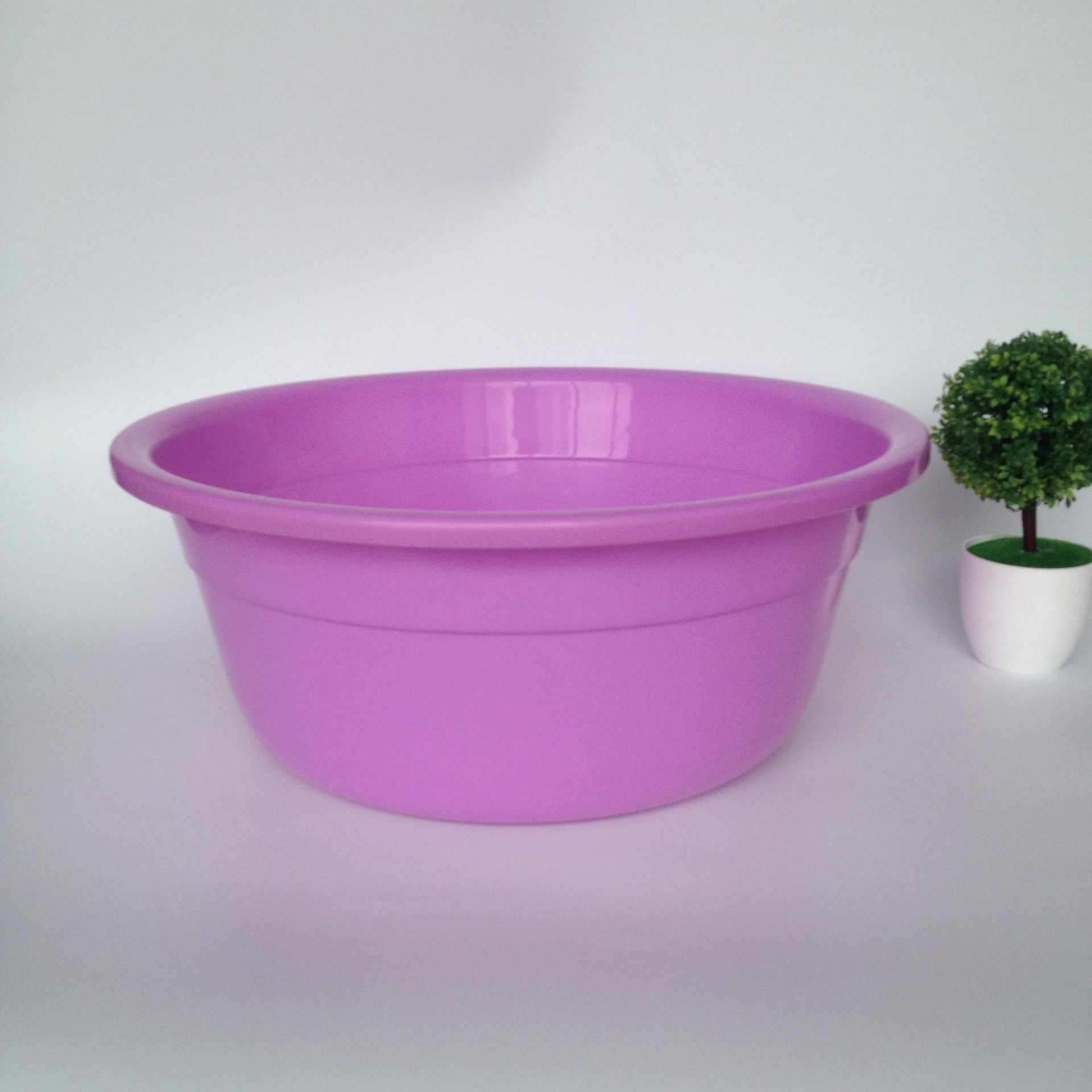 厂家直销塑料大盆 加厚加深洗衣盆 家用盆 洗脸盆多用盆赠品货源