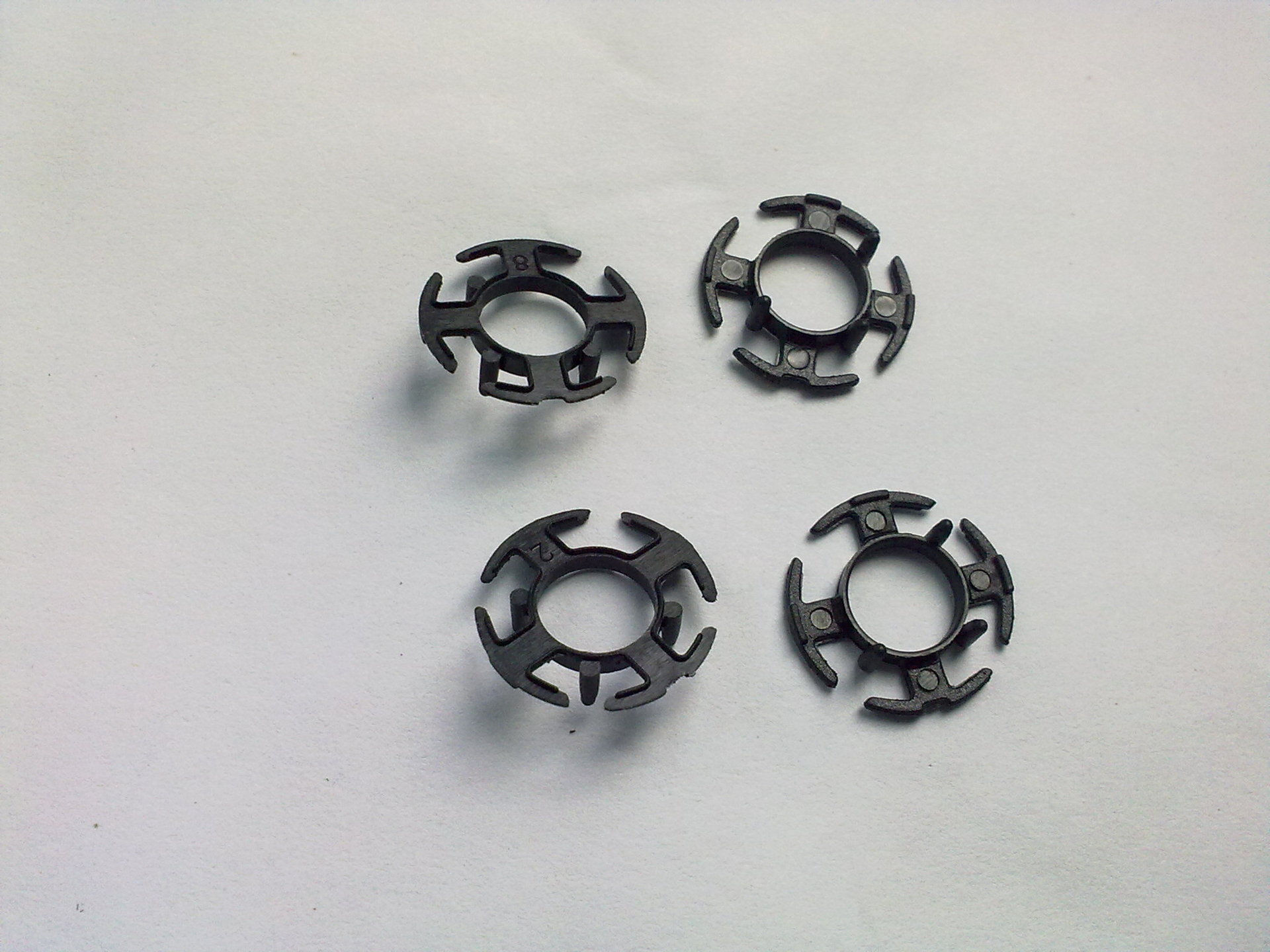 直流散热风扇防漏油168矽钢片4010b绝缘盖bobbin上线架