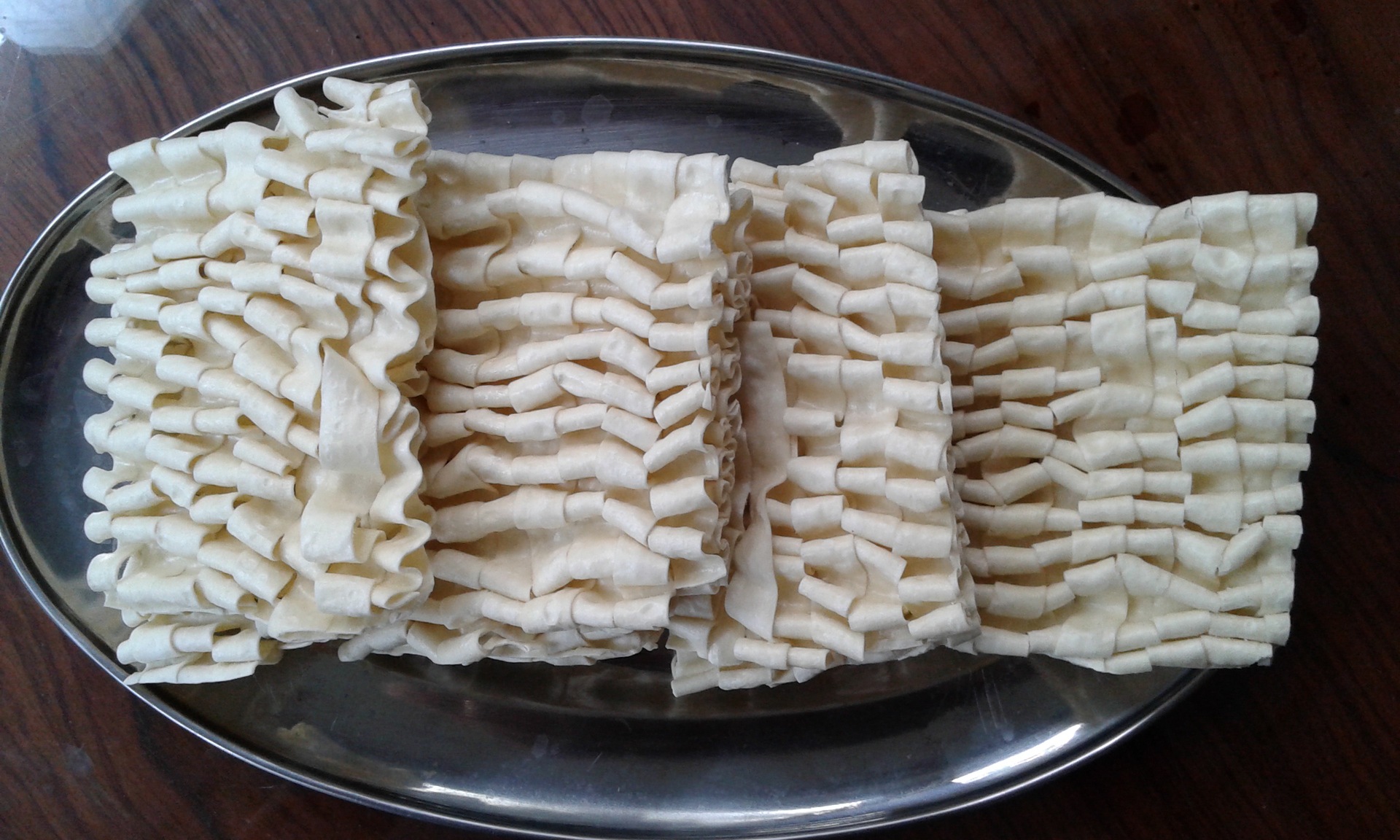 喜面道 富贵鹅肠宽面江门特产 非油炸外海鹅肠面 450g 厂家批发