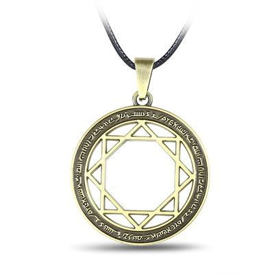 动漫周边 魔笛magi 八芒星法阵 古铜标志项链吊坠 外贸热销批发