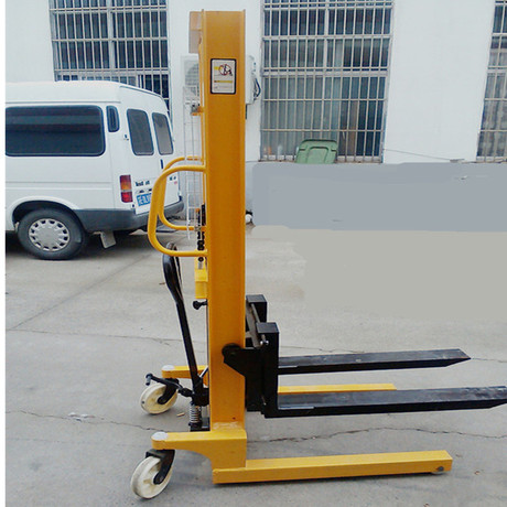 【批发定制】手动液压叉车 手压脚踩两用堆高车 江苏小型升高车
