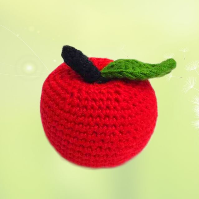 红红小苹果 钩针手工制作 毛线diy材料包 厂家销售