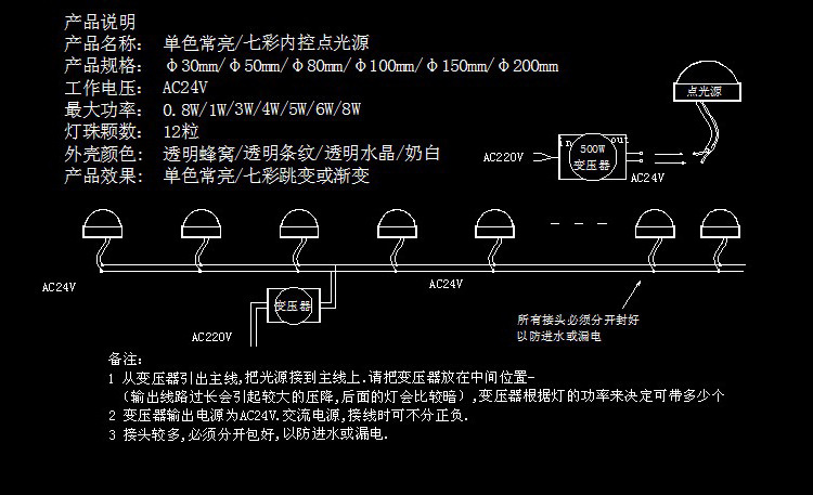 led模组光源接线图图片