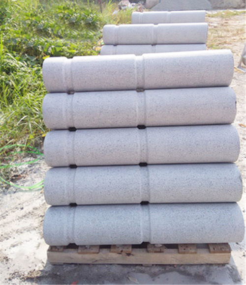 广州仿花岗岩车止石,挡车石柱生产厂家批发