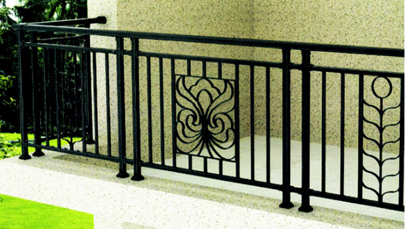 锌钢花艺护栏 组装式铁艺阳台栏杆 大装饰花配件 厂家批发定制