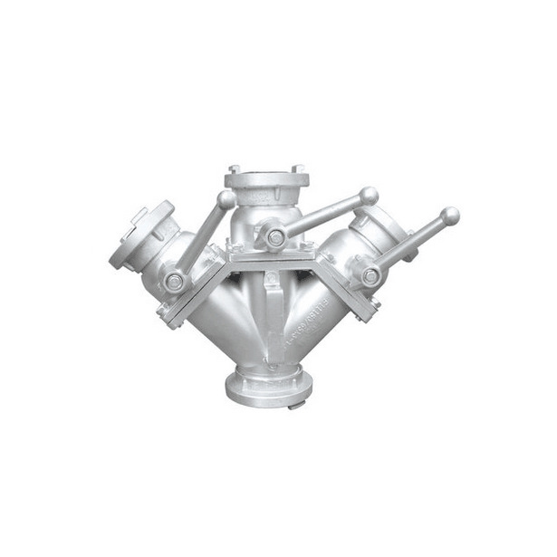 消防分水器销售 消防车专用水带接口消防三分水器