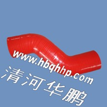 适用于雷诺高性能硅胶管5010514306 S形红色夹线夹布耐老化硅胶管