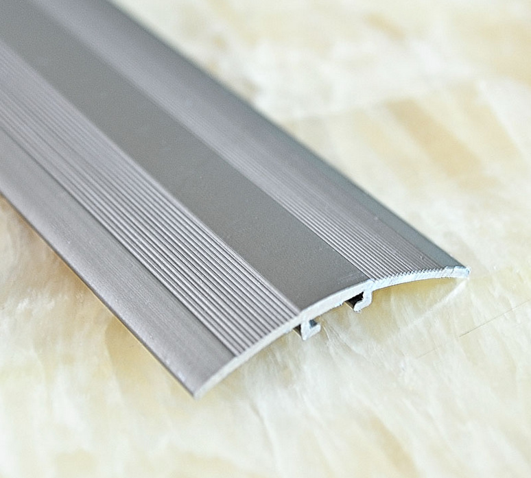 4cm宽带纹铝合金木地板压条/万能扣平边/双边地板平压条